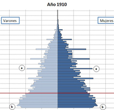Un siglo de cambios en la pirmide de poblacin de Espaa: 1910-2011